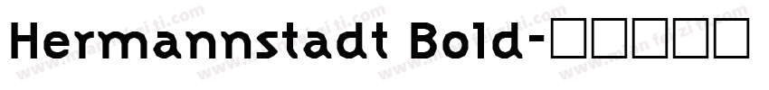 Hermannstadt Bold字体转换
